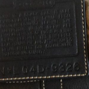 Black small coach bag